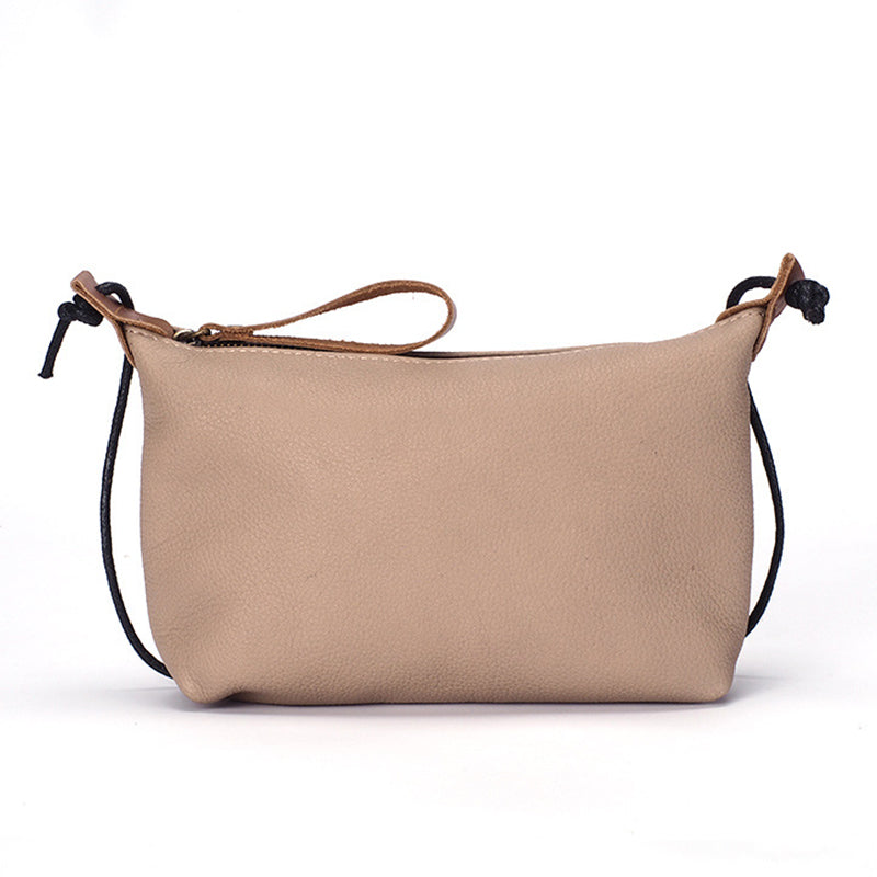 277 Simple Stylish Cowhide Leather Women Crossbody Bag Cosmetic Phone Zipper Carrying Bag 277 Simple Stylish Cowhide Leather Women Crossbody Bag Cosmetic Phone Zipper Carrying Bag